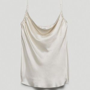 Aritzia Wilfred Allusion Top —Avorio